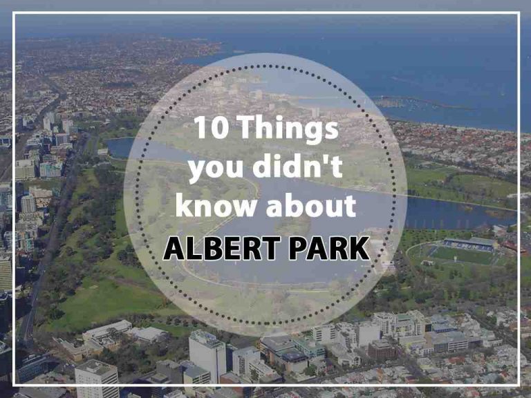 Didn’t know about Albert Park, Victoria