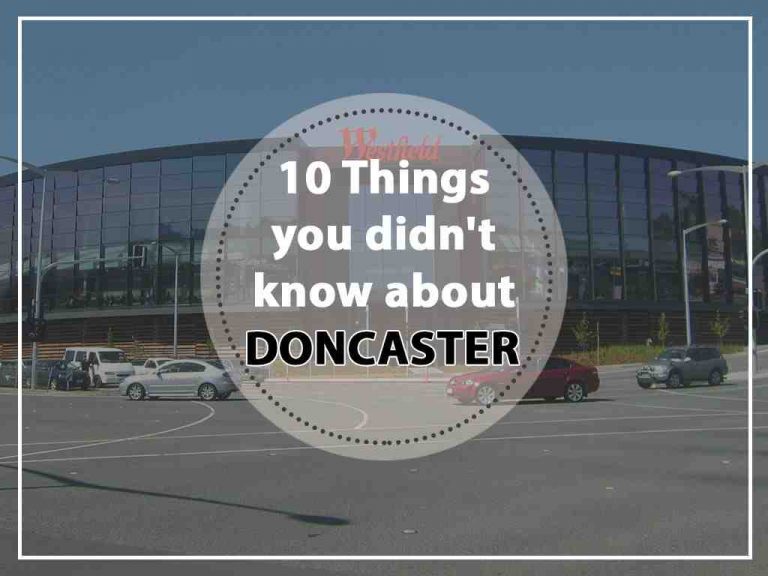 Didn't know about Doncaster, Victoria